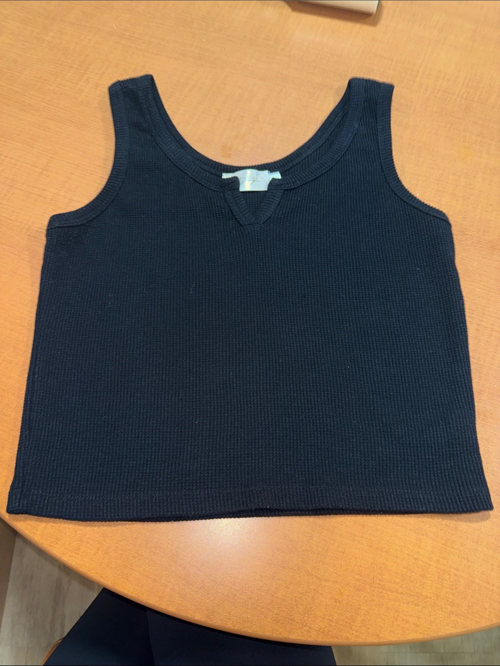RD Style Black Ribbed V-Notch Tank